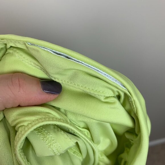 Nike Yellow/Green Neon Inner Brief Running Shorts - Size Medium - Picture 6 of 9